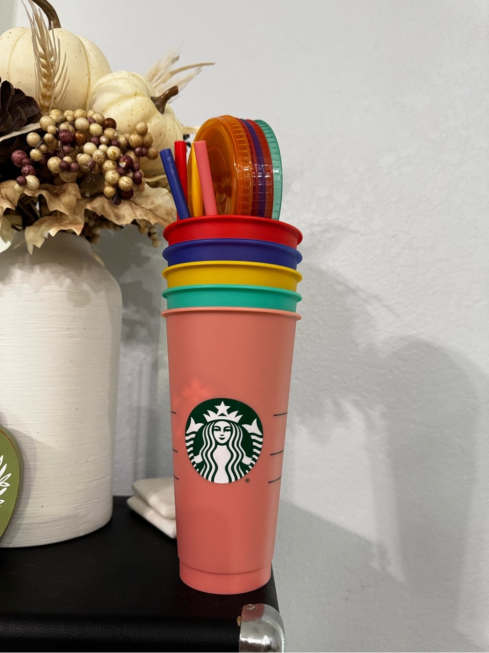 Starbucks Color Changing Reusable Tumbler set